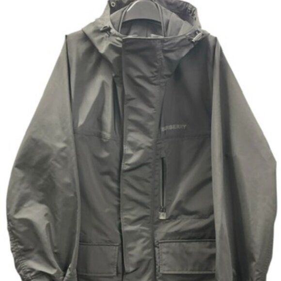 Burberry Barnsfield Black Nylon Hooded Jacket - Picture 1 of 11